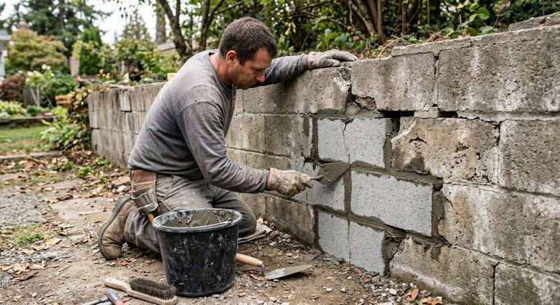 Brick Fence Repair in Cleveland, OH