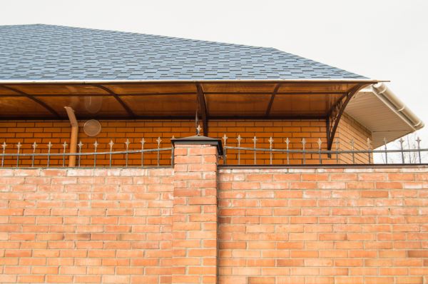Brick Fence Building